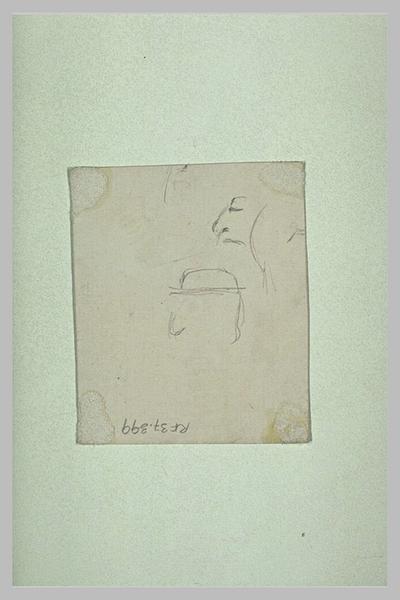 Croquis de têtes, inachevés_0