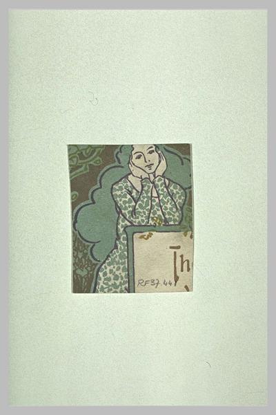 Tête d'homme de trois quarts à droite, avec longue moustache ; Gémier (titre inscrit)_1