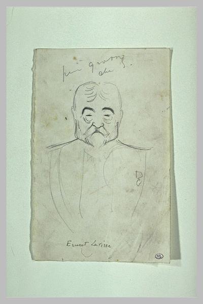 Ernest Lavisse, âgé, de face, à mi-corps, avec moustache, barbiche et favoris_0