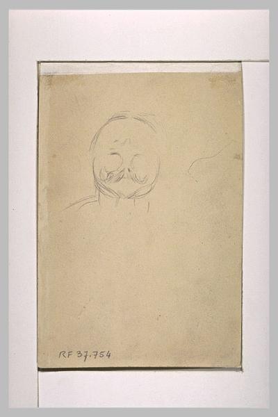 Tête caricaturale d'homme_0