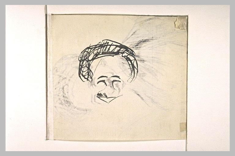 Rapide croquis de la tête de Robert de Montesquiou_0