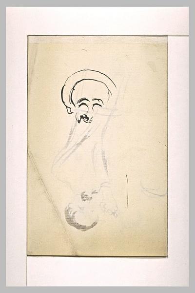 Deux études pour la caricature de Robert de Montesquiou_0