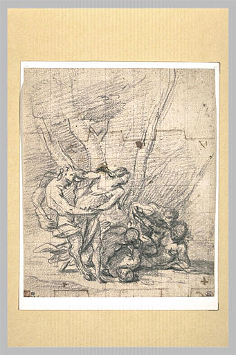 Satyres poursuivant des nymphes_0