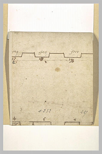 Fragment d'un plan de galerie_0