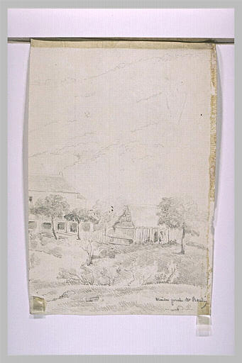 Paysage avec maisons et jardin_0