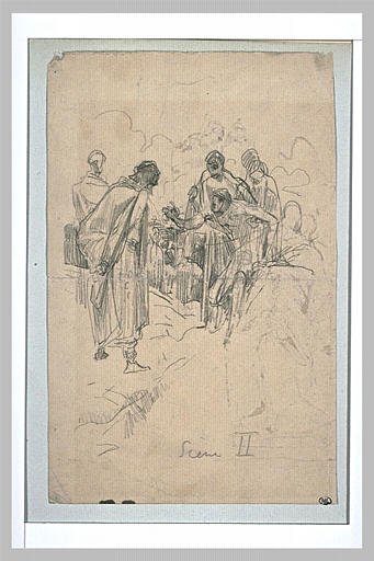 Projet d'illustration pour Macbeth : récit du sergent blessé_0