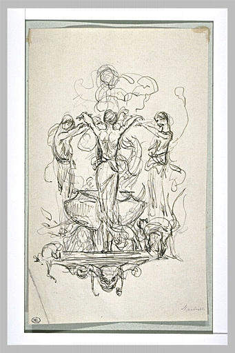 Projet d'illustration pour Macbeth : les trois socières font la ronde_0