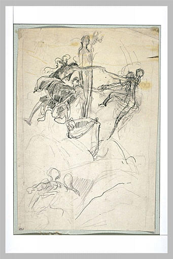 Projet d'illustration pour Macbeth : les sorcières dansant_0