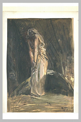 Projet d'illustration pour Macbeth : Lady Macbeth somnambule_0