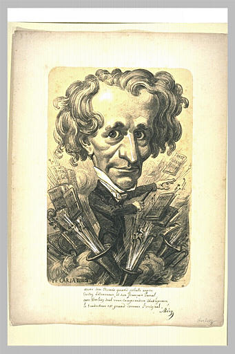Portrait-charge de Berlioz_0