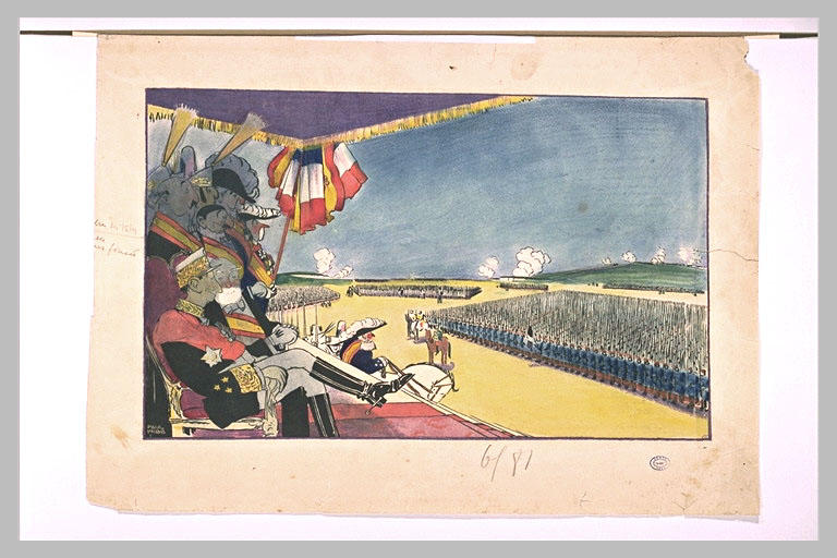 Revue militaire en l'honneur d'Alphonse XIII, à Vincennes_0