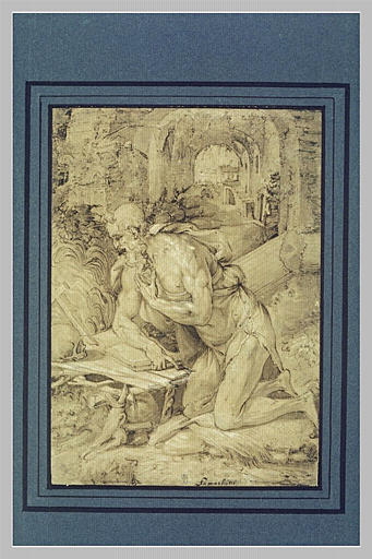 Saint Jérôme dans le désert_0