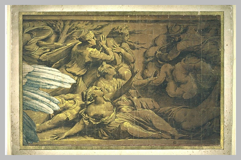 Diane lançant des flèches sur les filles de Niobé_0
