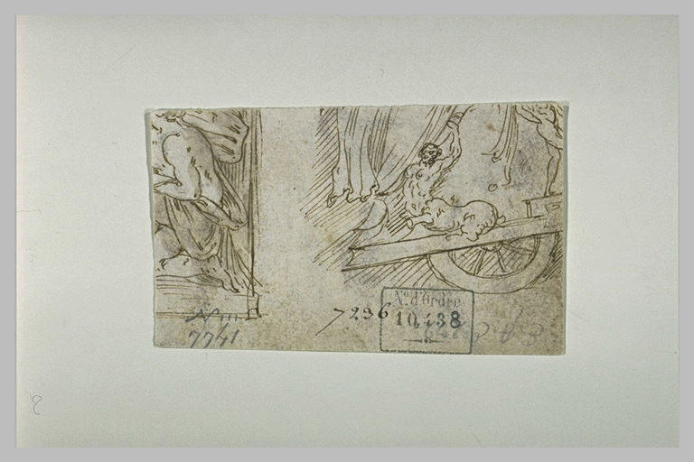 Un centaure sur un char, et étude d'un bas-relief, d'après l'antique_0