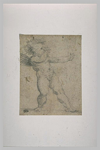 Putto debout, de profil vers la droite_0