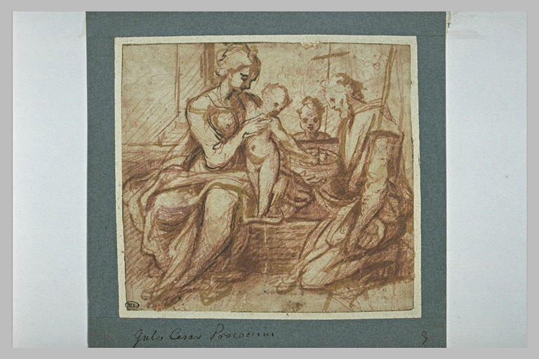 La Sainte Famille avec le petit saint Jean_0