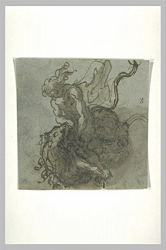 Hercule terrassant le lion de Némée_0