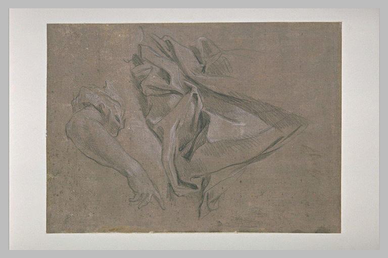 Etude de bras et de draperie_0