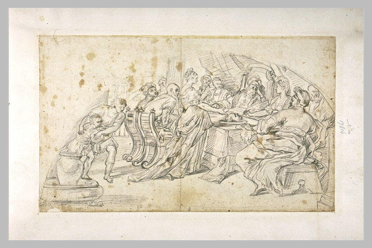 Salomé apportant la tête de saint Jean-Baptiste à Hérode et Hérodiade_0