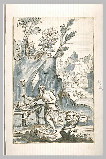 Saint Jérôme dans le désert_0