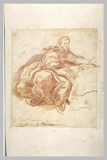 Femme assise, bras ouverts_0