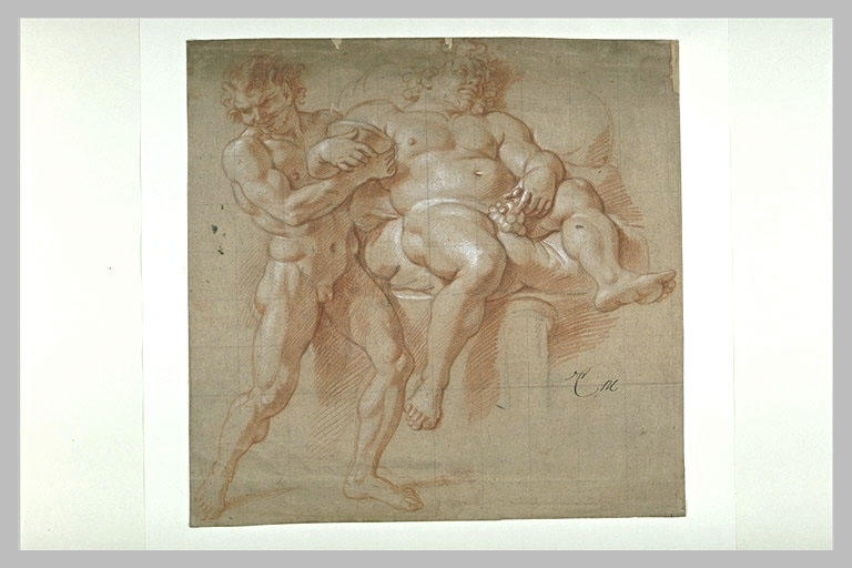 Silène soutenu par un satyre_0