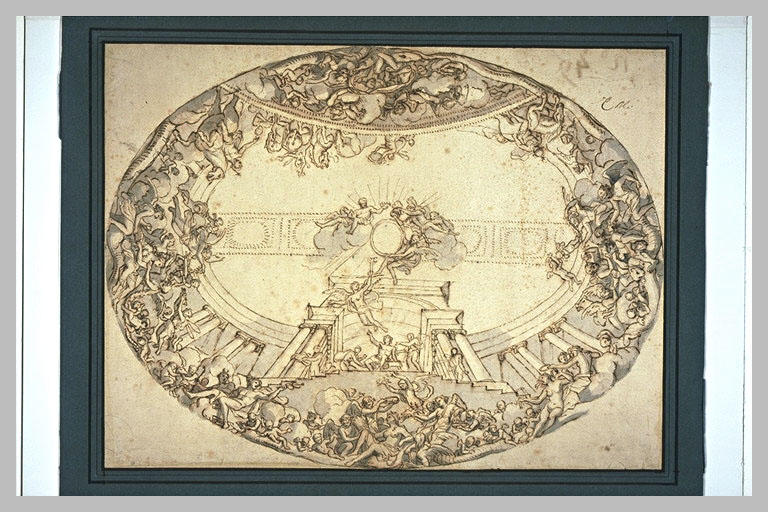 Etude d'ensemble pour la voûte du grand salon ovale_0