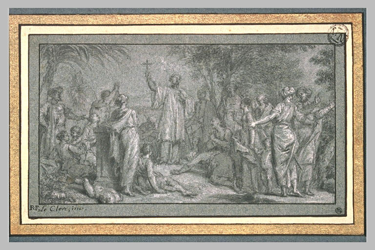 Saint François Xavier allant prêcher la religion chrétienne_0