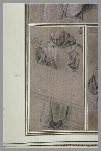 Un chartreux ouvrant les bras : étude pour le vingt-et-unième tableau_0