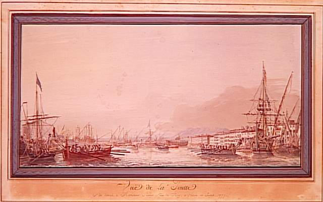 Fêtes données à Toulon au comte de Provence en juillet 1777 : Joute donnée à Toulon_0