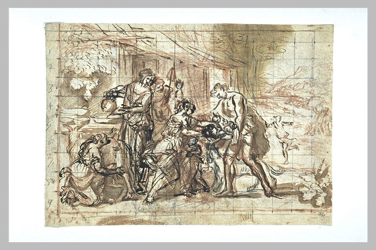 Faustulus apportant à sa femme Romulus et Rémus_0