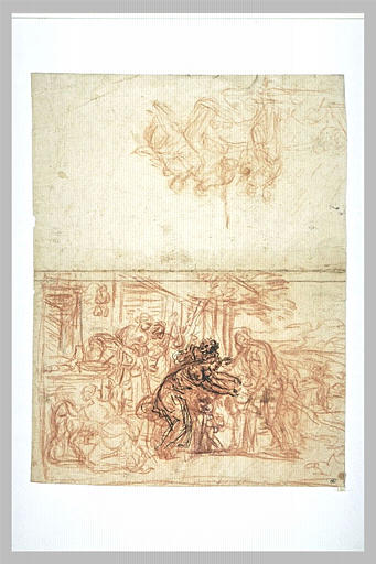 Faustulus apportant à sa femme Romulus et Remus, et autre scène_0