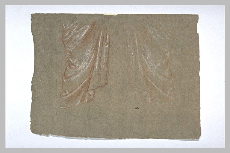 Etude d'une draperie pour la partie inférieure d'une figure_0