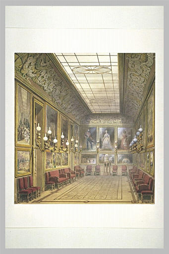 Vue d'un salon du château d'Eu_0