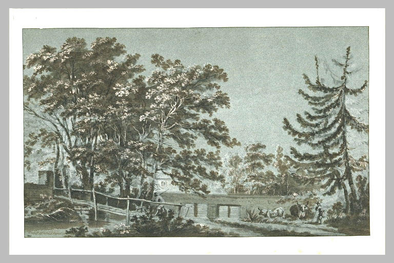 Paysage avec figures et animaux_0
