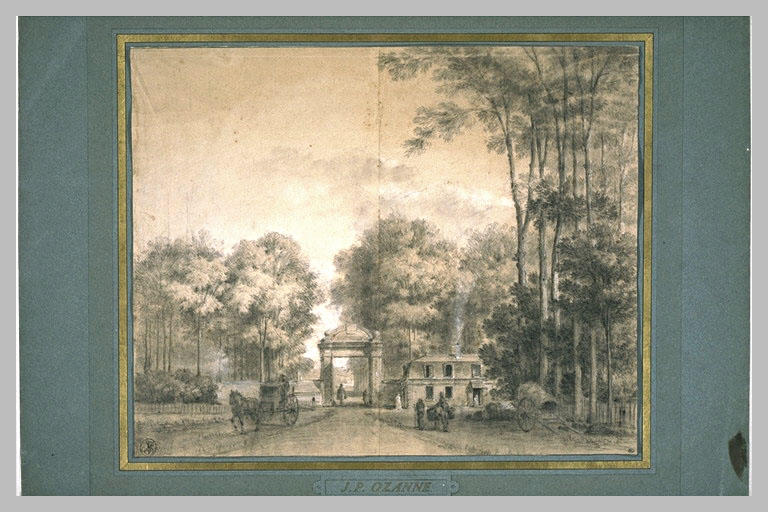 Vue de l'une des portes de Marly_0