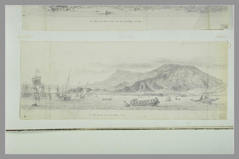 Vue du Cap Français, prise du mouillage le soir, en 1771_0
