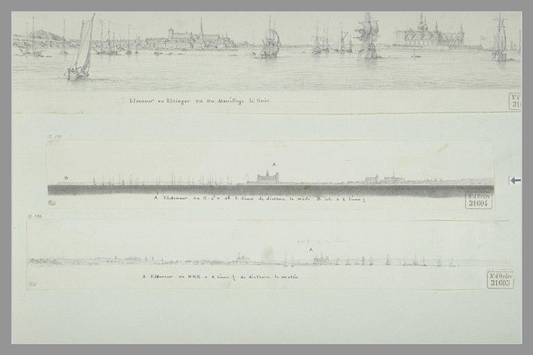 Vue d'Elseneur, Danemark, à midi, en 1771_0