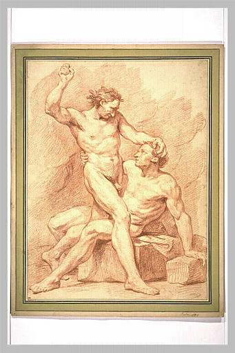 Deux hommes combattant_0