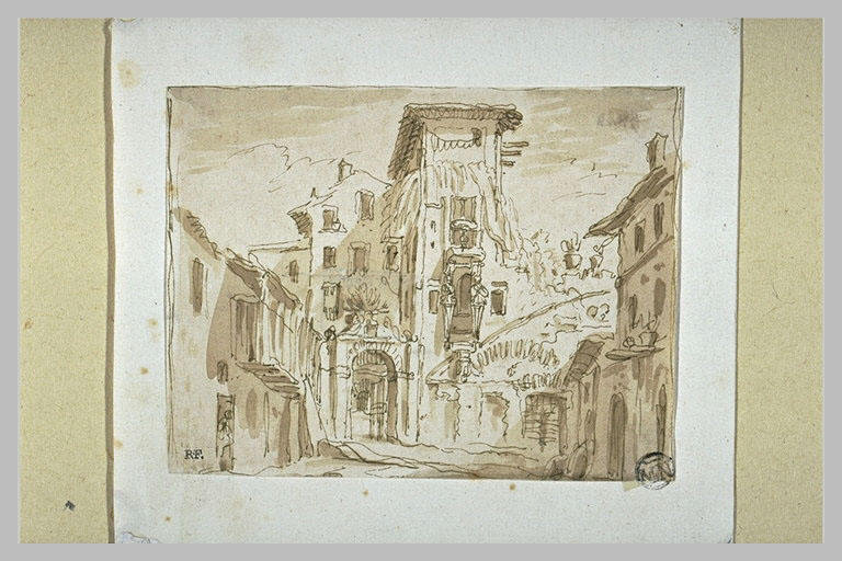 Vue d'une fabrique_0