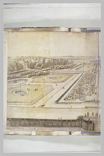 Château de Vaux-le-Vicomte, vue et perspective générale des jardins_0
