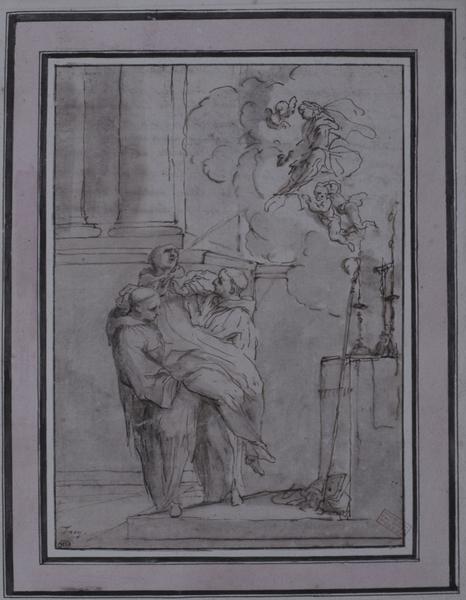 La lactation de Saint Bernard, François de Troy, 17e siècle, 18e siècle