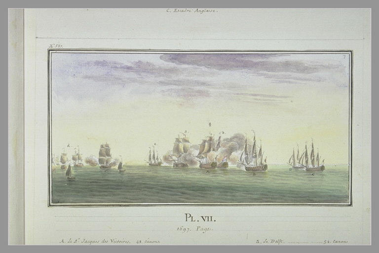 Campagnes de Duguay-Trouin : prise de quinze navires hollandais, 1697_0