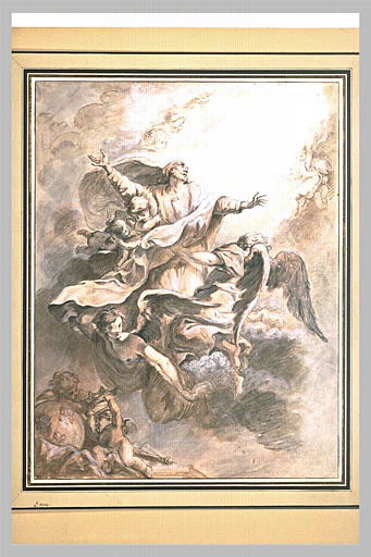 L'apothéose de saint Louis, roi de France, porté par des anges_0