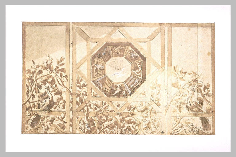 Etude pour la décoration d'un plafond_0