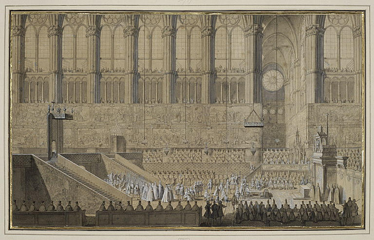 Arrivée de la sainte ampoule pour le sacre de Louis XV_0