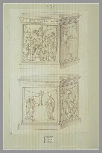 Deux monuments votifs avec des bas-reliefs_0