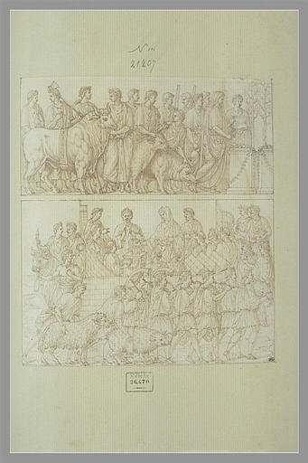 Deux bas-reliefs représentant des sacrifices_0