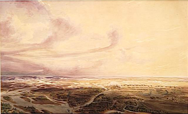 Bataille de Wagram, 5 juillet 1809 à huit heures du matin, première journée_0