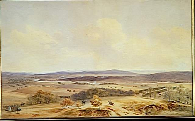 Passage de la Limath à Diétikon le 25 septembre 1799 ; Passage de la Limath à Dietikon par les troupes commandées par Masséna marchant sur Zurich, 25 septembre 1799, au matin (autre titre), Siméon Fort, 1837
